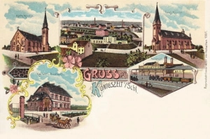 Jaworzyna Śląska litografia-Reprodukcja 13448