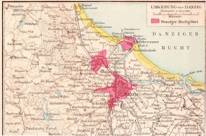 Gdańsk mapka - Reprodukcja 13530