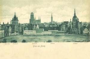 Gdańsk panorama - Reprodukcja 13547