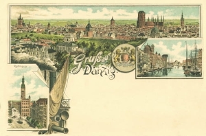 Gdańsk panorama - Reprodukcja 13550