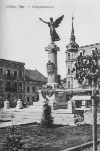 Giżycko Pomnik - Reprodukcja 13711