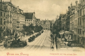Gdańsk Długi Targ -Reprodukcja 13764
