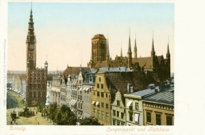 Gdańsk Długi Targ -Reprodukcja 13770