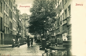 Gdańsk Frauengasse -Reprodukcja 13794