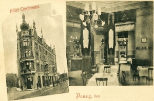 Gdańsk Hotel Continental -Reprodukcja 13805