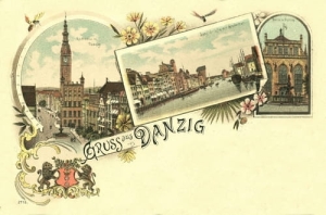 Gdańsk Litografia -Reprodukcja 13830