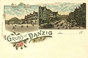 Gdańsk Litografia -Reprodukcja 13833
