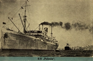 Statek SS POLONIA -Reprodukcja 3991