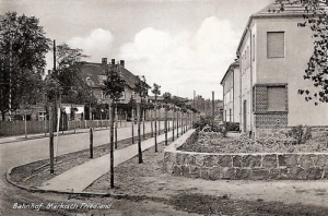 Mirosławiec widok na dworzec -Reprodukcja 14737