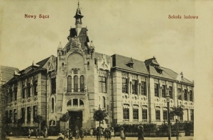 Nowy Sącz Szkoła Ludowa - Reprodukcja 4852