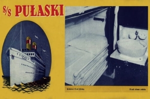 S/S Pułaski kabina kl. II -Reprodukcja 4170