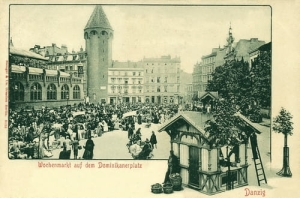 Gdańsk Plac Dominikański - Reprodukcja 16413