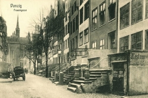 Gdańsk Frauengasse - Reprodukcja 16428