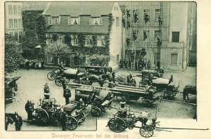 Gdańsk Straż ogniowa - Reprodukcja 16438
