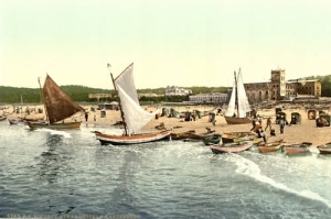 Międzyzdroje Hotel na plaży 1890r-Reprodukcja 4384