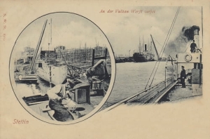 Szczecin Stocznia Vulkan - Reprodukcja 16681