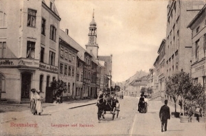 Braniewo Langgasse - Reprodukcja 16959