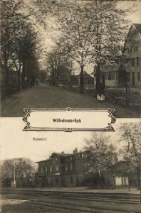 Wieruszów widokowa dworzec - Reprodukcja 16992