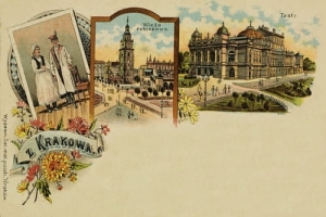Kraków widokowa - Reprodukcja 17012