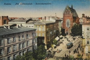 Kraków Plac Dominikanski - Reprodukcja 17074