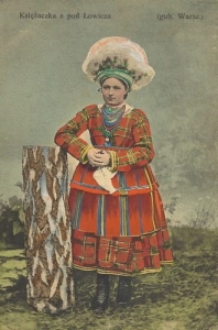 Łowicz stroje łowickie - Reprodukcja 17184