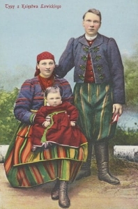 Łowicz stroje łowickie - Reprodukcja 17185