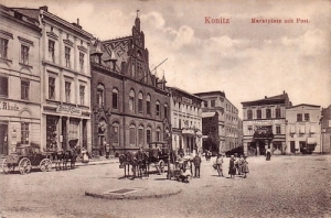 Chojnice poczta - Reprodukcja 17422