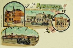 Choszczno Dworzec Cukrownia - Reprodukcja 17517