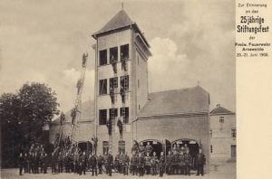 Choszczno Straż ogniowa - Reprodukcja 17529