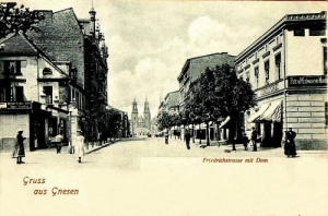 Gniezno Friedrichstrasse - Reprodukcja 1240