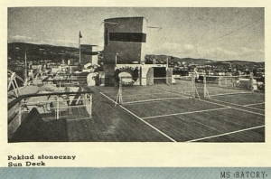 M/S Batory pokład słoneczny - Reprodukcja 4137