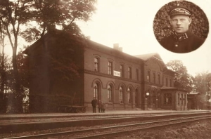 Złotniki Kujawskie Dworzec - Reprodukcja 17644