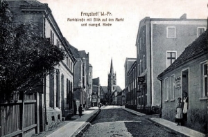 Kisielice Marktstr. - Reprodukcja 17754