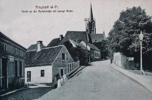 Kisielice Marktstr. - Reprodukcja 17755