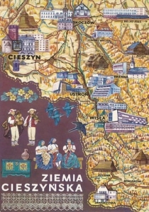 Ziemia Cieszyńska mapka - 05327