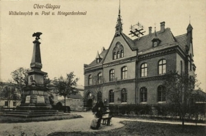 Głogówek pomnik poczta - Reprodukcja 18624