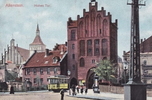 Olsztyn brama - Reprodukcja 18697