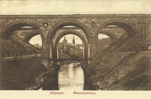 Olsztyn most kolejowy - Reprodukcja 18854