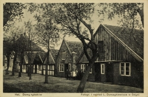 Hel Domy rybaków - Reprodukcja 2708