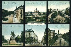Lwów widokowa - Reprodukcja 2744