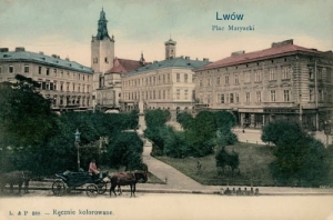 Lwów Plac Mariacki - Reprodukcja 2806