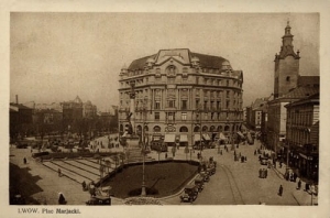 Lwów Plac Mariacki - Reprodukcja 2829
