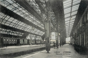 Lwów Dworzec Kolejowy - Reprodukcja 2895