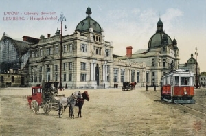 Lwów Dworzec kolejowy - Reprodukcja 2906