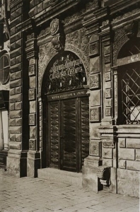 Lwów Czarna kamienica - Reprodukcja 2964