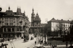Lwów Plac Halicki - Reprodukcja 2996