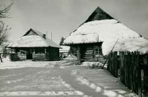 Worochta chata huculska - Reprodukcja 2323