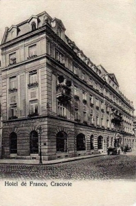 Kraków Hotel Francuski -Reprodukcja 1457