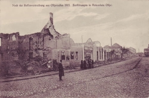 Olsztynek I Wojna św. - Reprodukcja 19106
