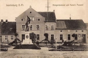 Barczewo pomnik poczta - Reprodukcja 19167